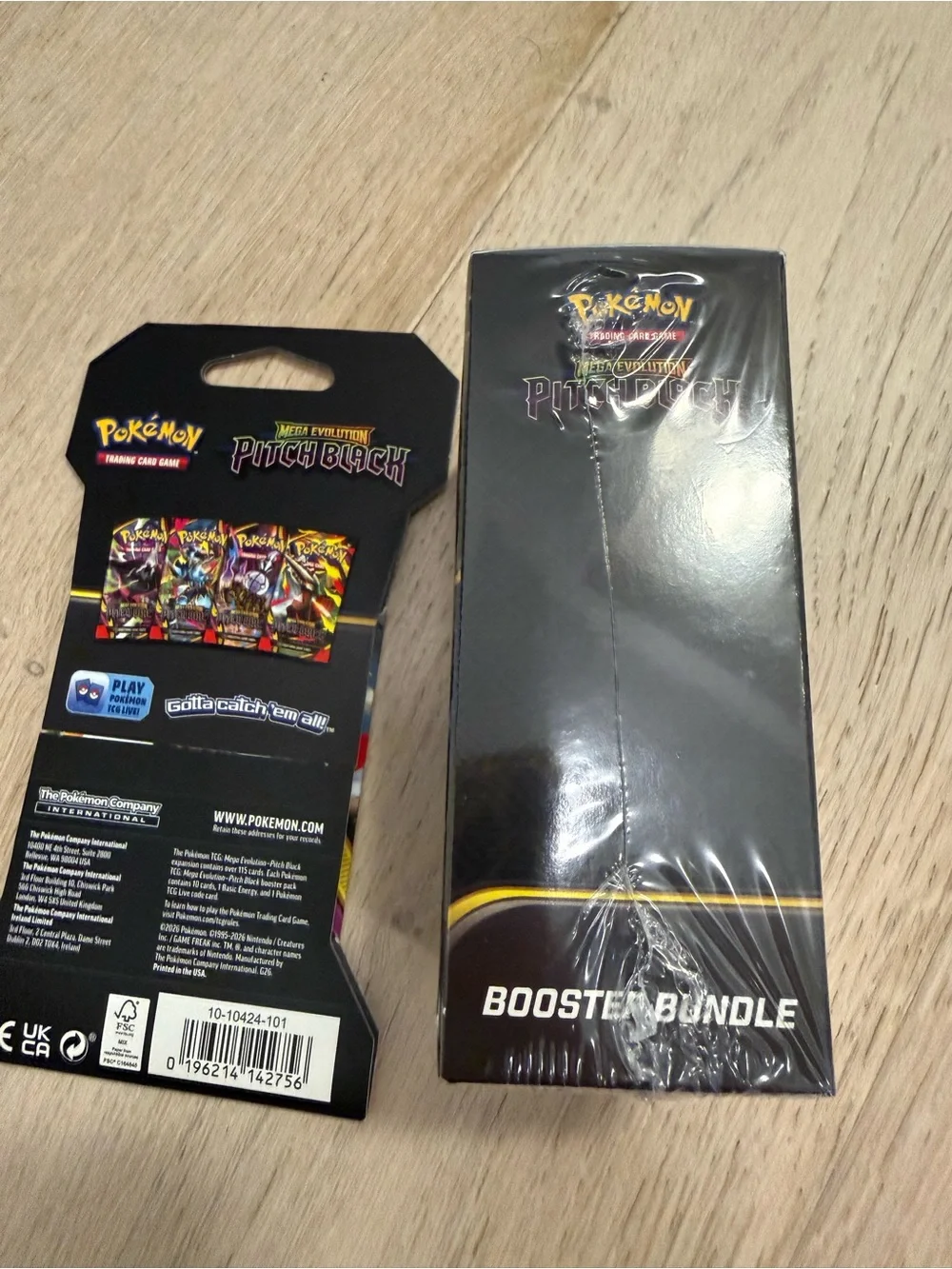 Pokemon TCG Mega Evolution - Pitch Black Booster Bundle 6 Packs and 1 Booster
